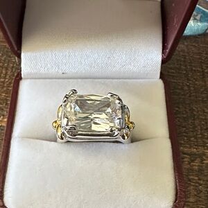 Statement Ring gold&silver